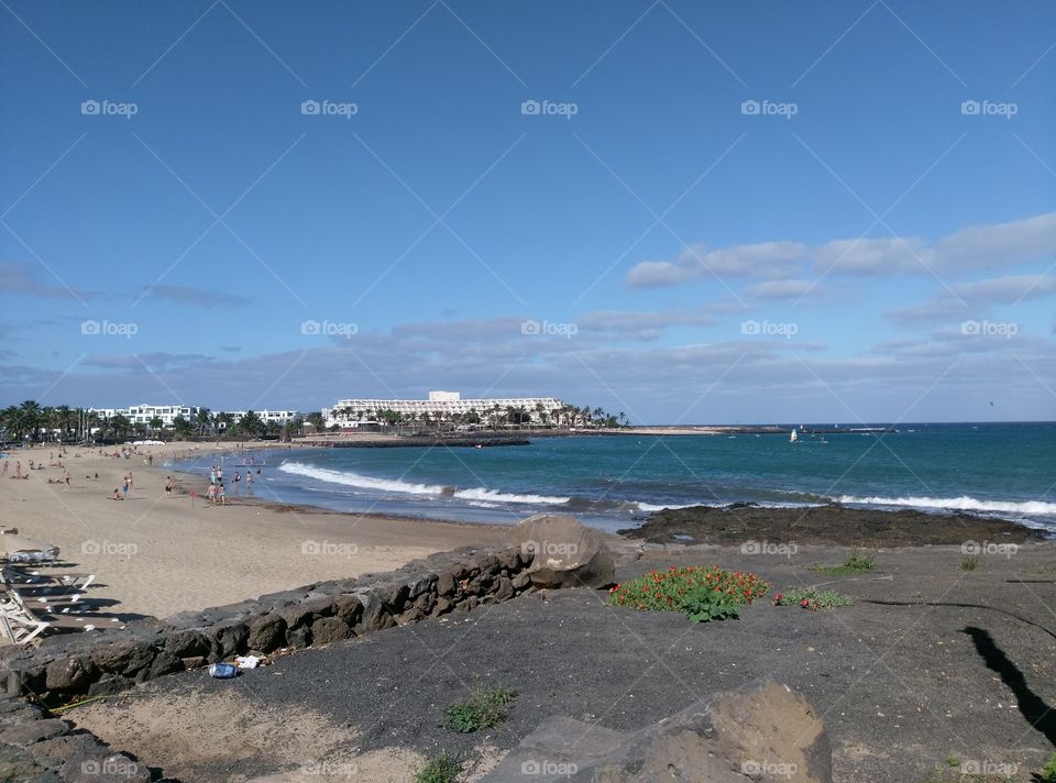 Lanzarote beach