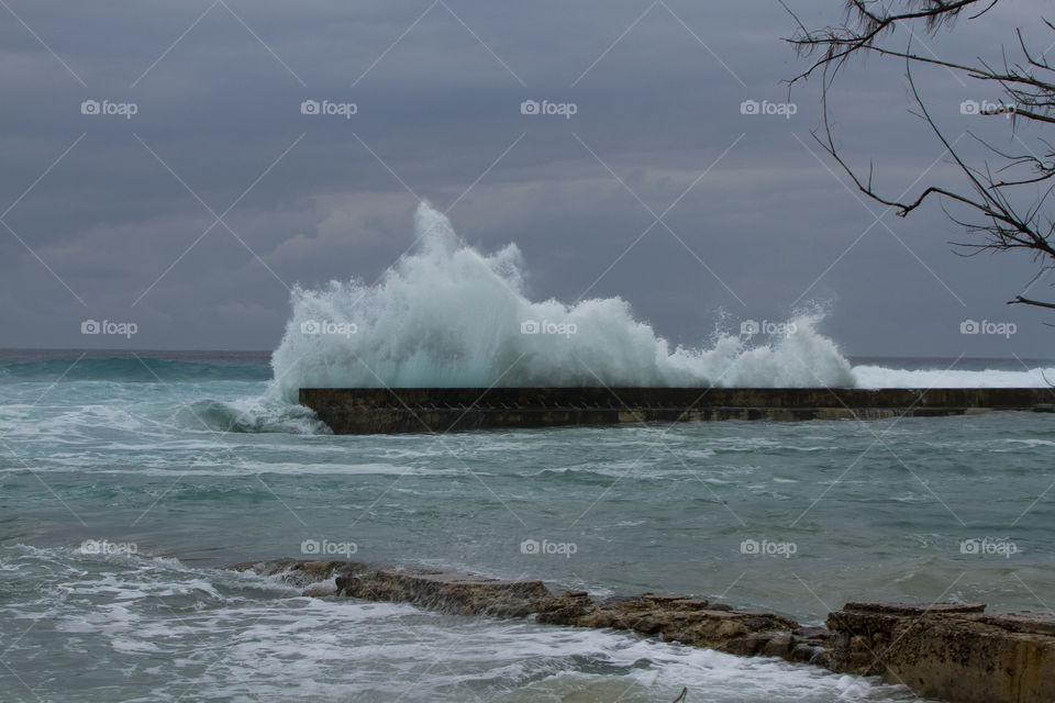 Storm waves