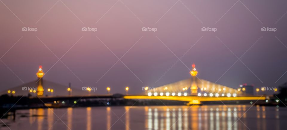 Blur of bridge
