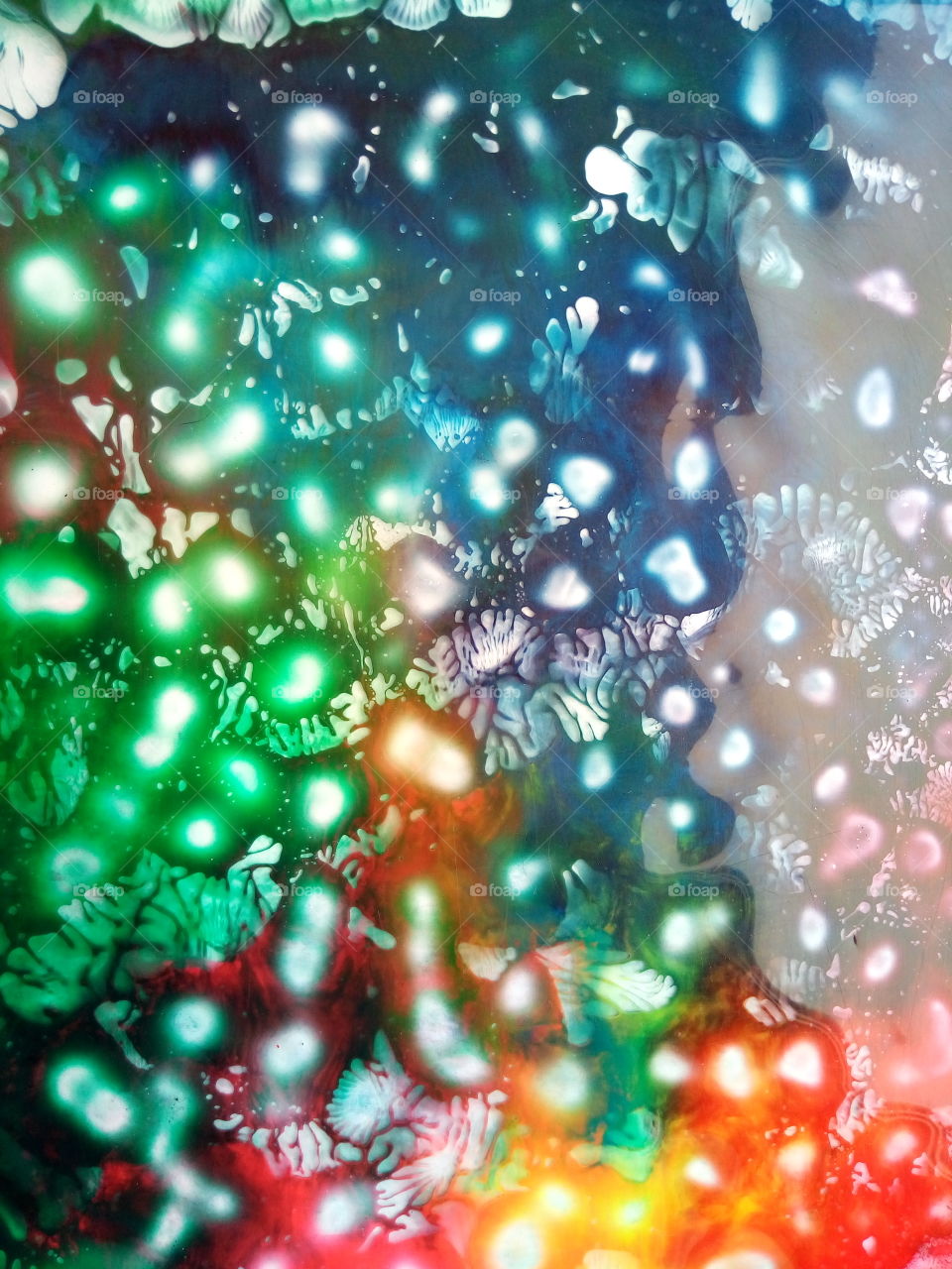 акварель галактика