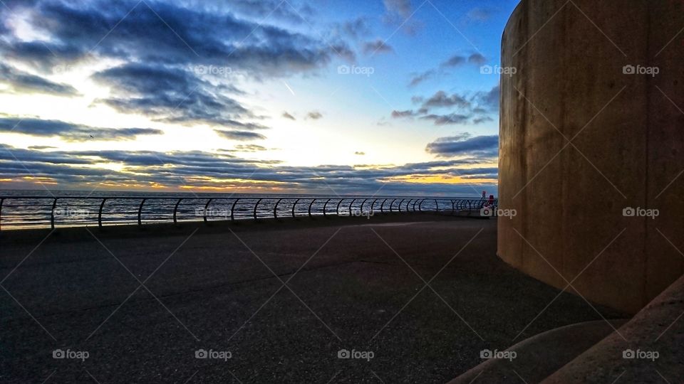 Blackpool sunset October 2017