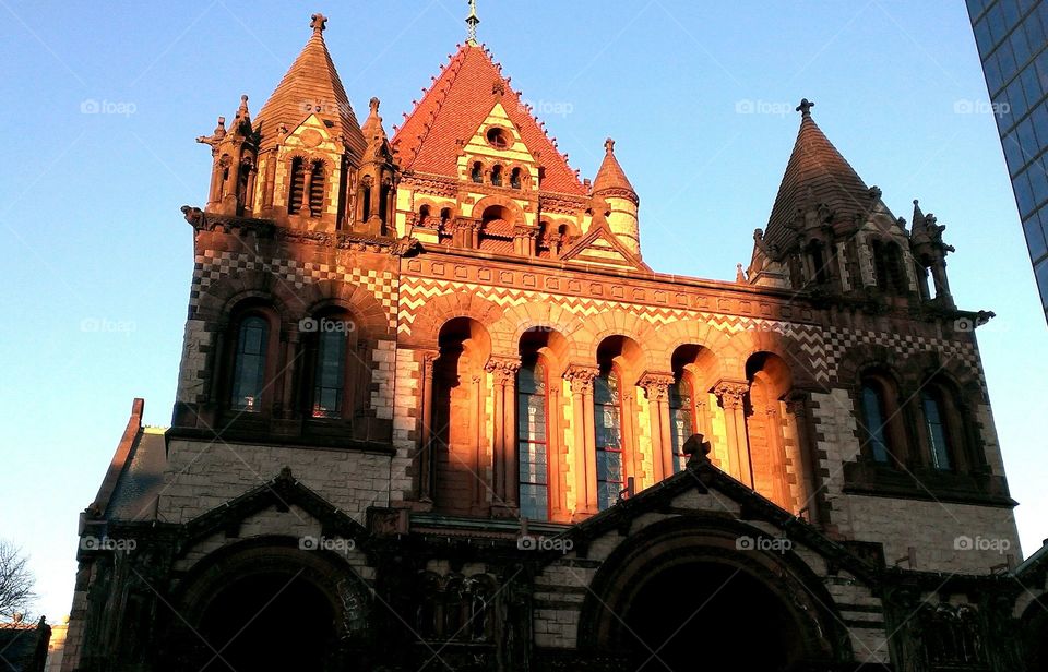 Old Boston Church. This is only one of the many beautiful churches in Boston