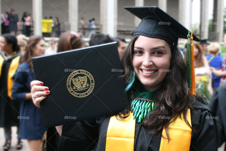 Graduation from Savannah College of Art and Design