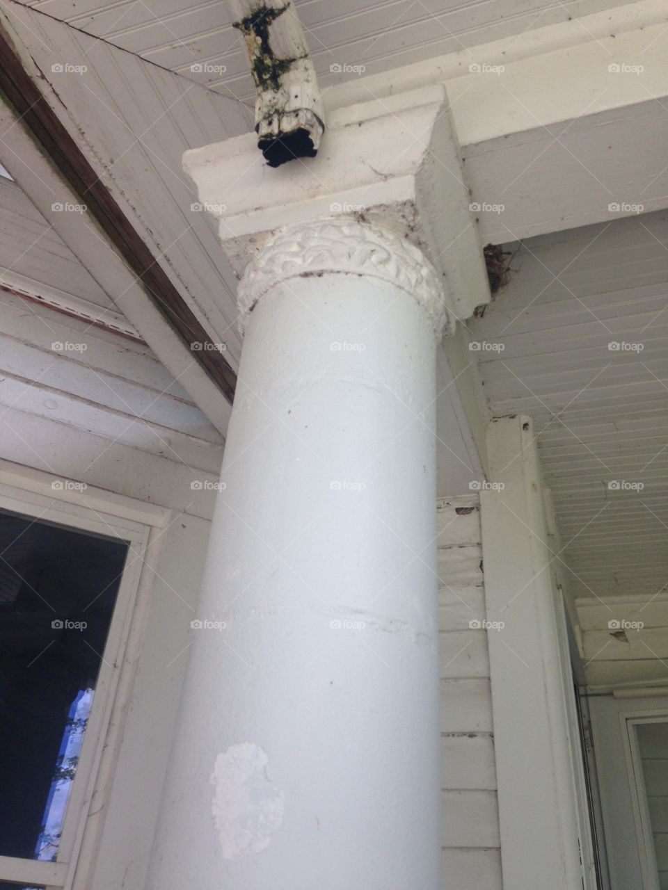 Column at Saurer house
