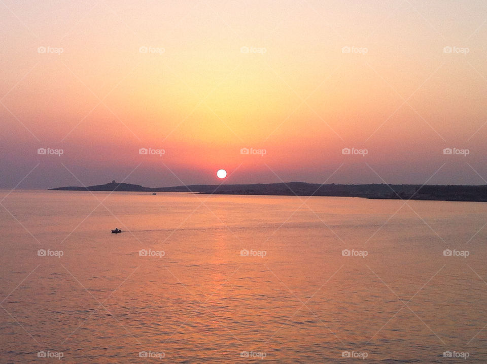 red orange sun sunrise by rickie947