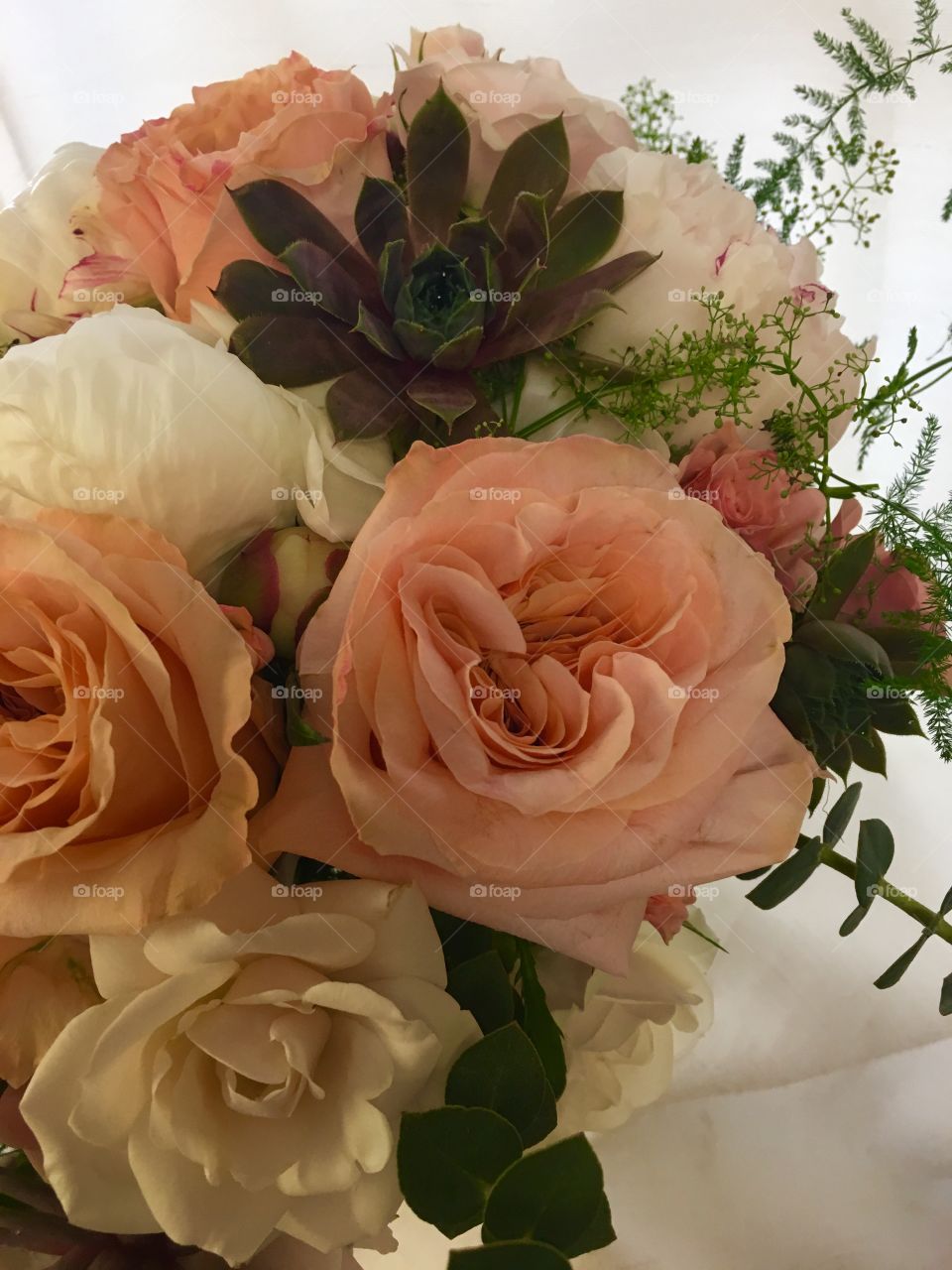 Summer bridal bouquet 