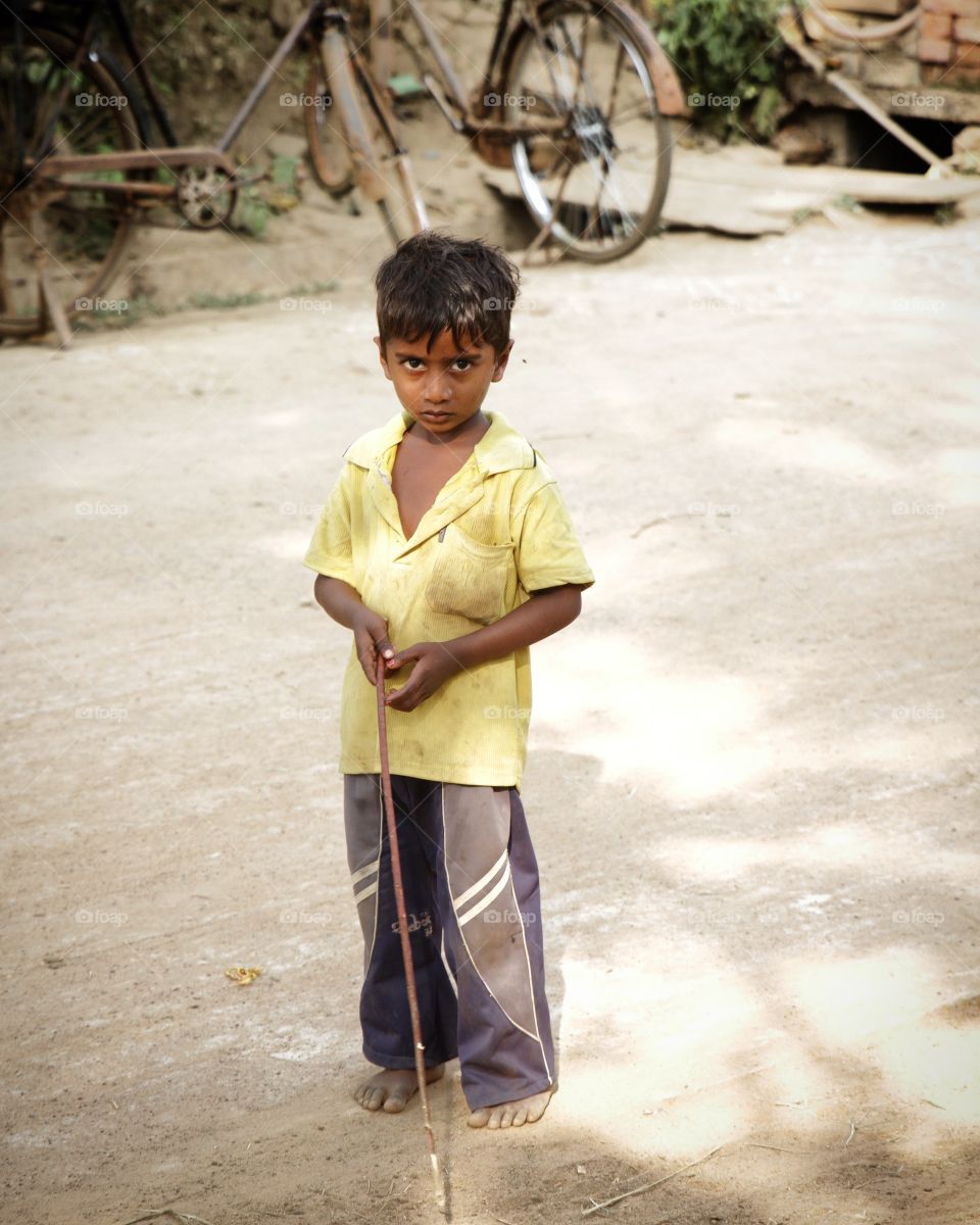 Portrait of Indian boy