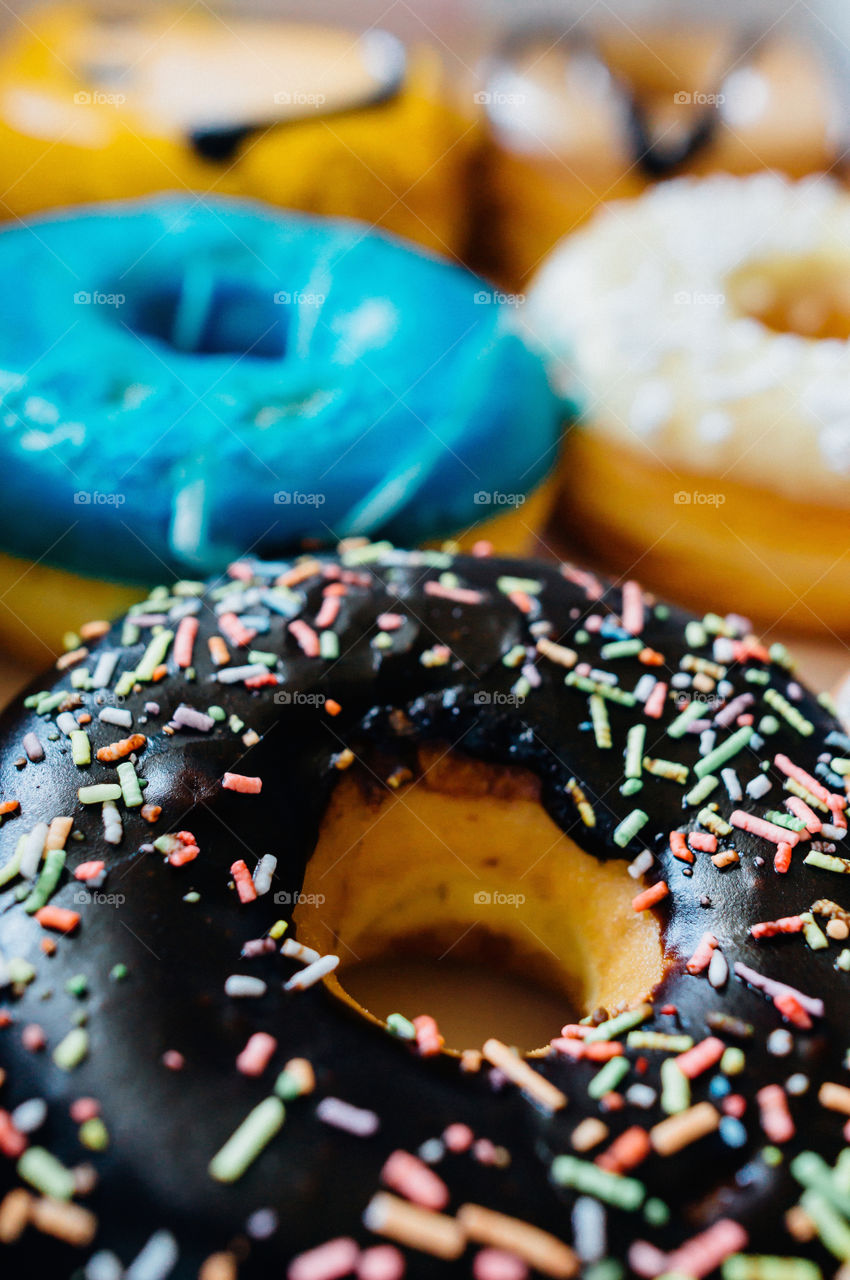 Close-up of donut