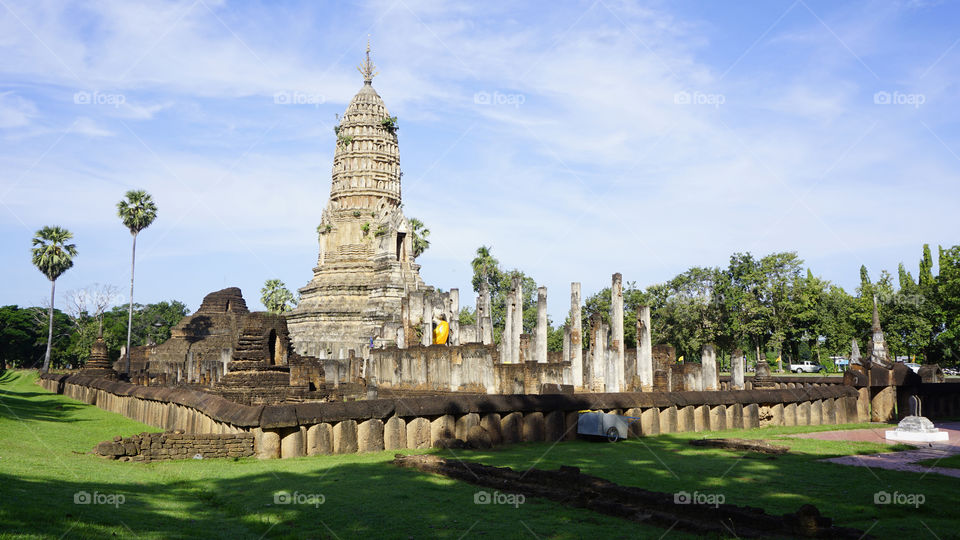 Wat sri satchanalai, world heritage, Sukhothai, thailand