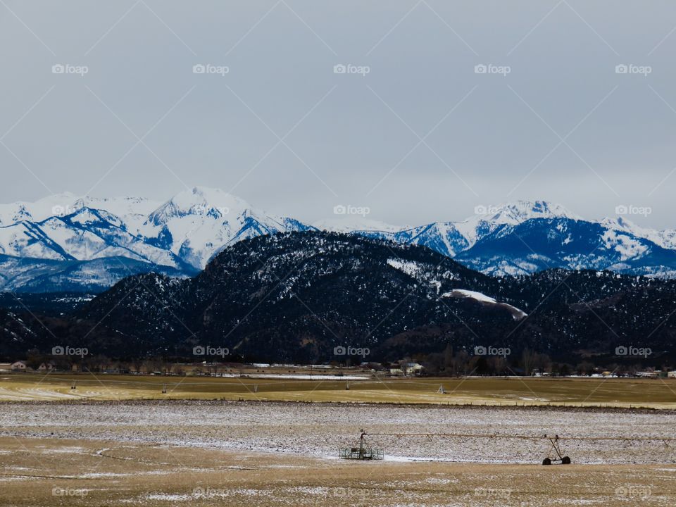 Winter mountains