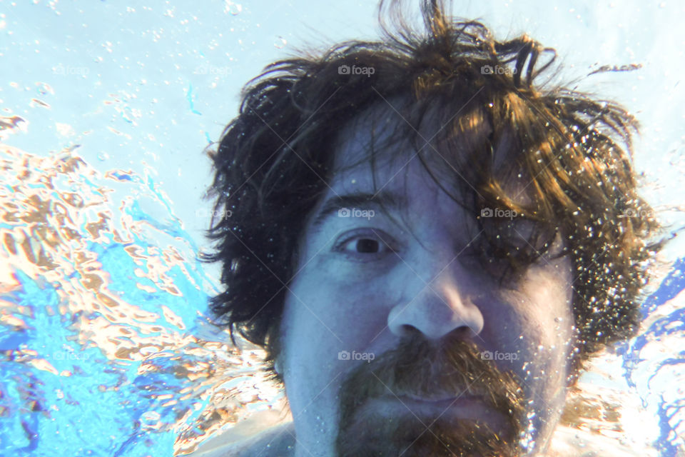 Underwater Man Portrait
