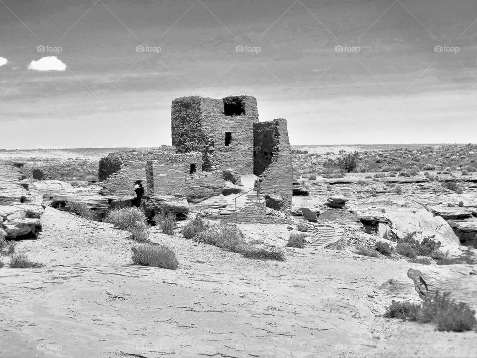 Desert Pueblo. Pueblo Ruin