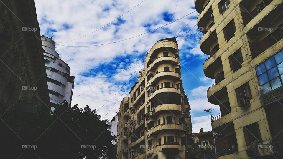 The beauty of Cairo buildings