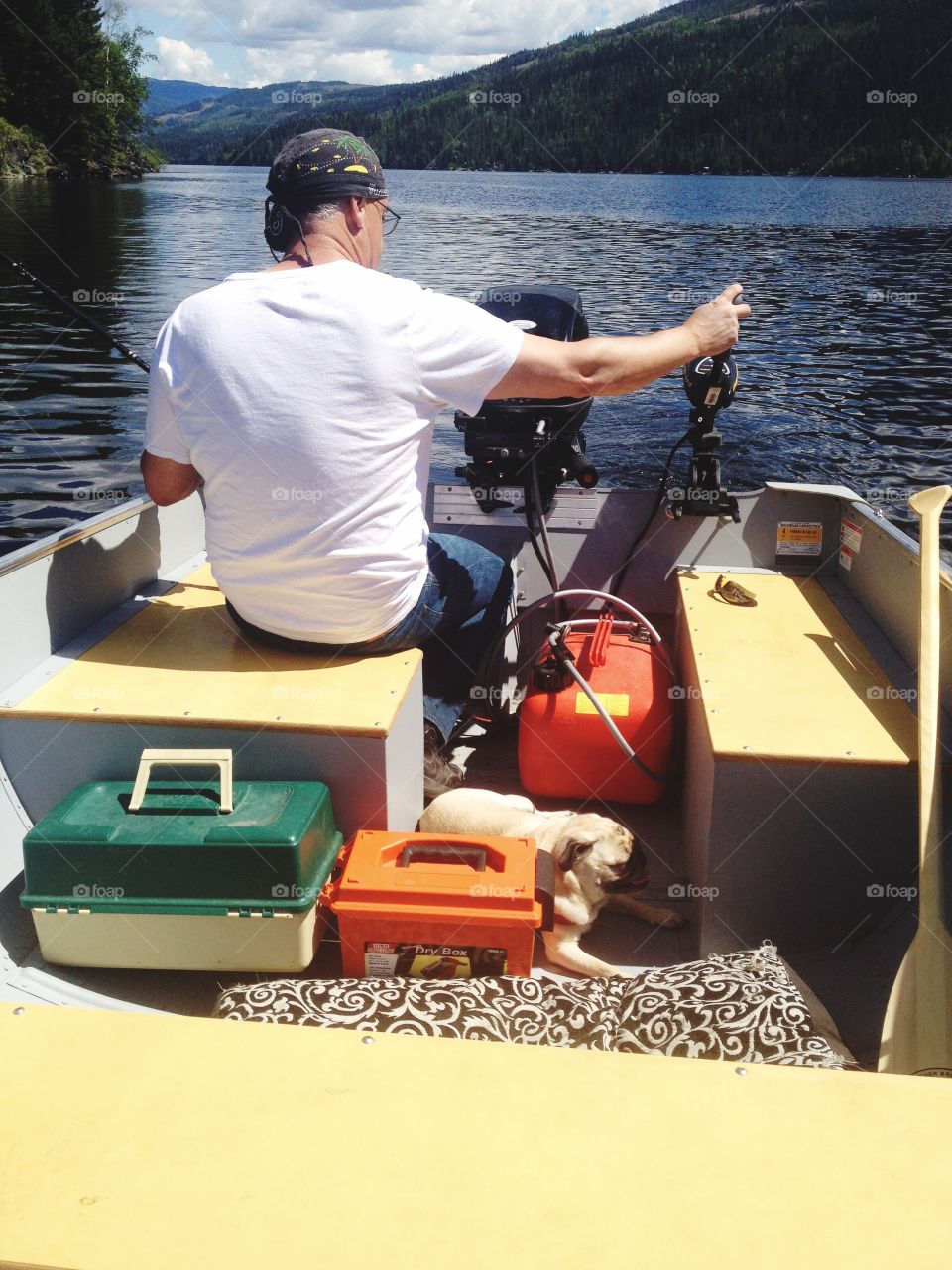 Fishing with the dad! 