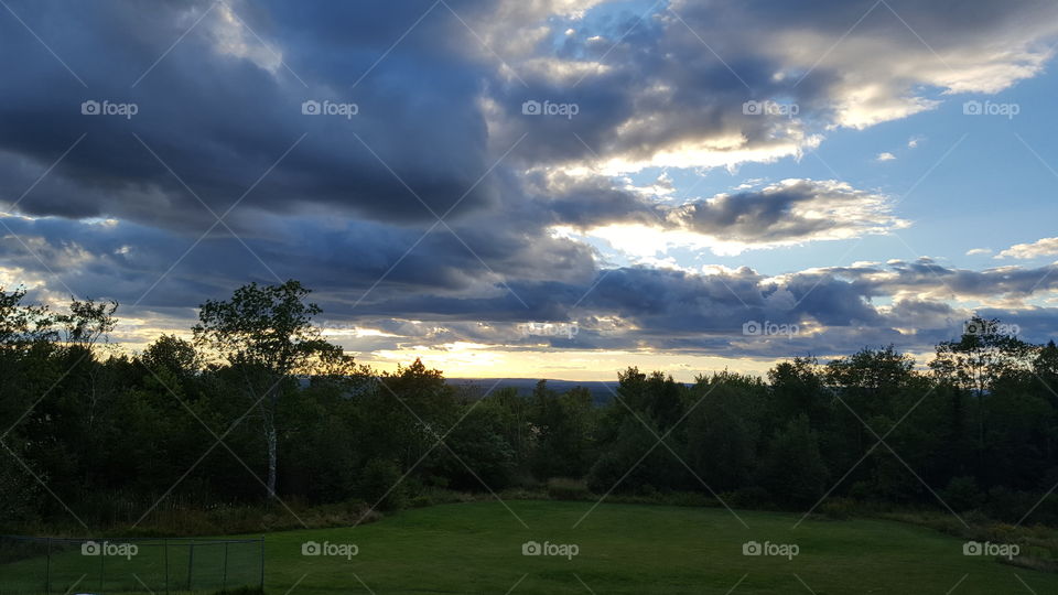Maine sunset