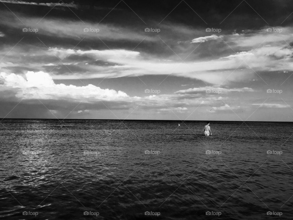 Water, Sea, Sunset, Ocean, Seascape