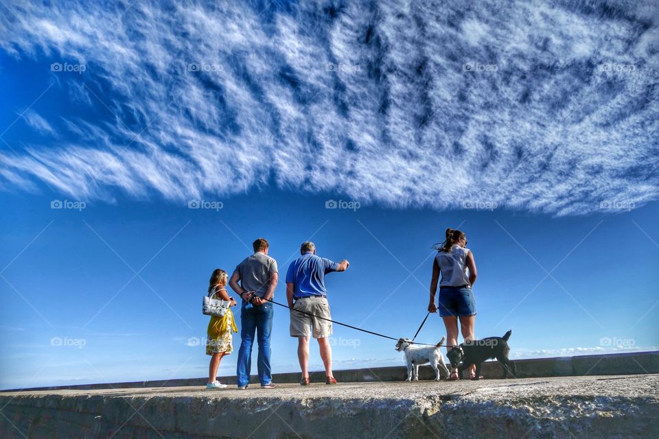 People, Sea, Ocean, Beach, Sky