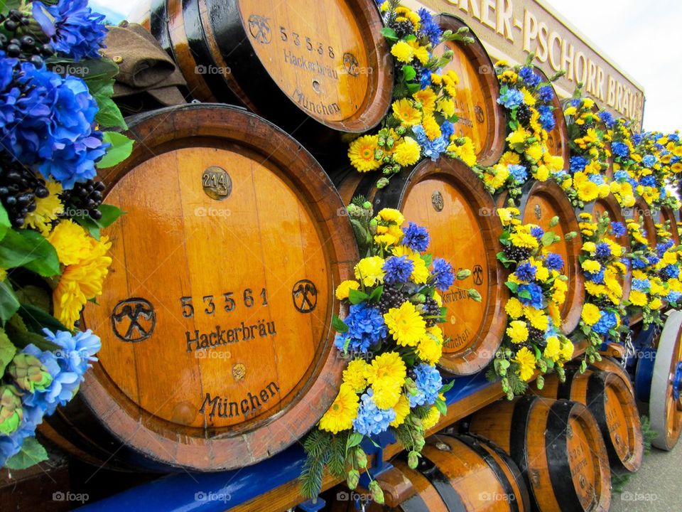 Beer barrels