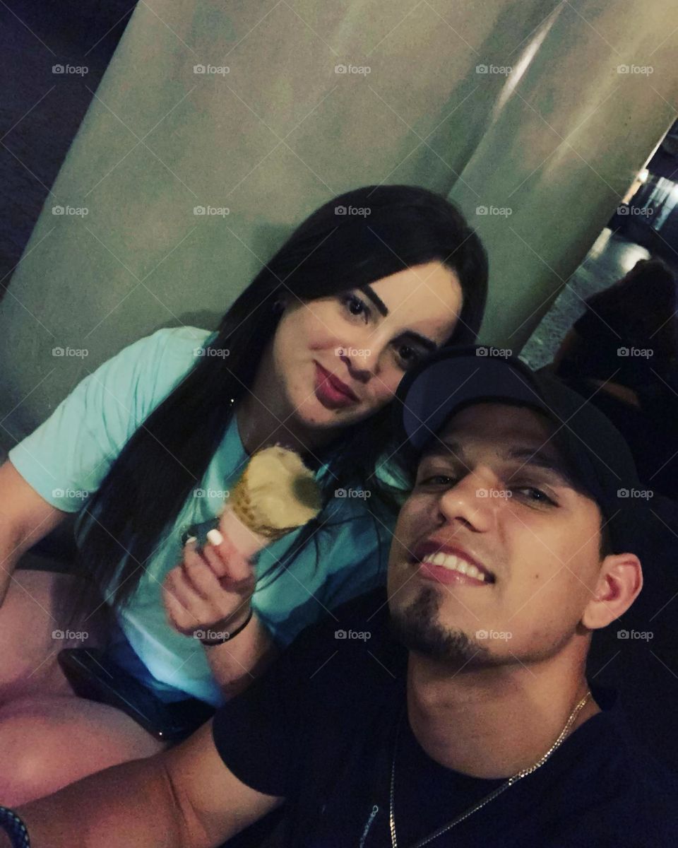 Helado en pareja