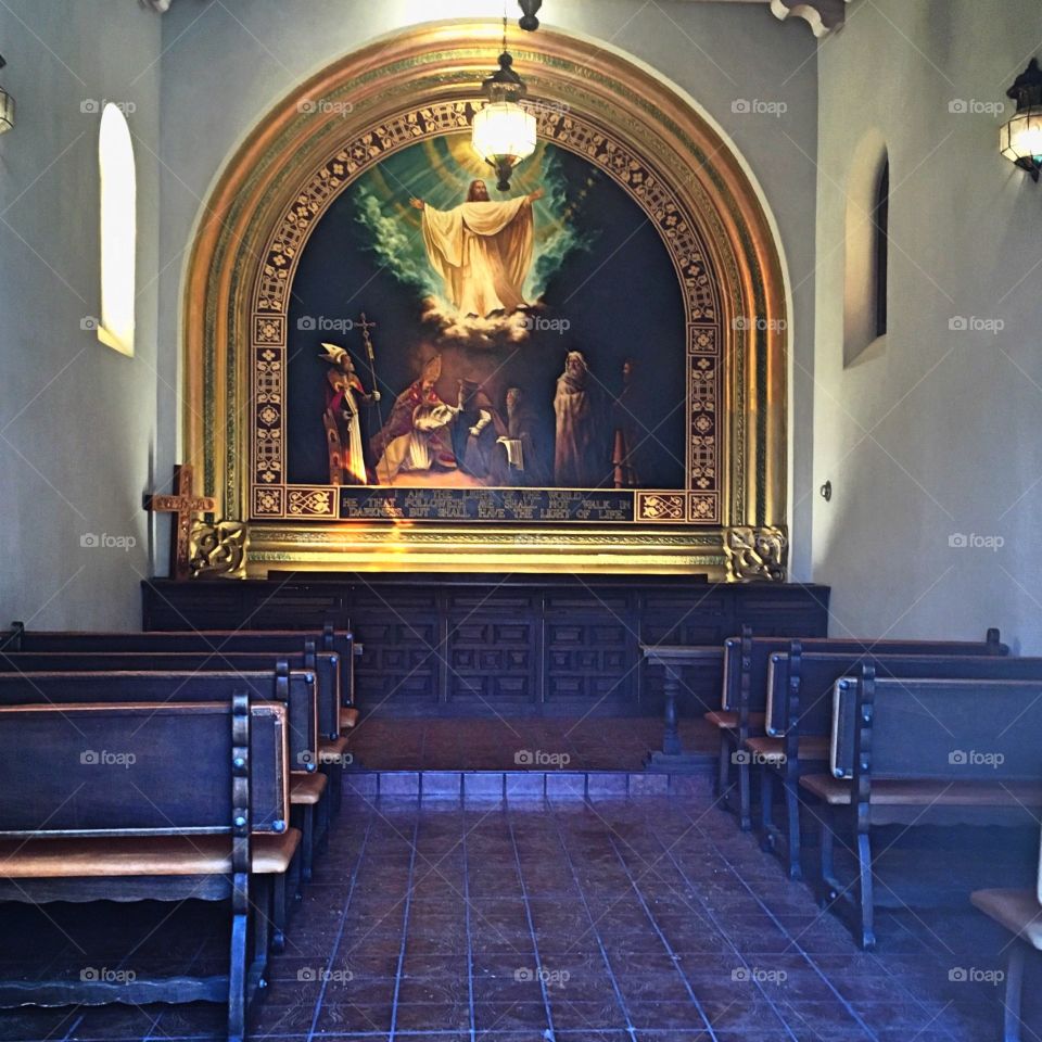 Inside the chapel