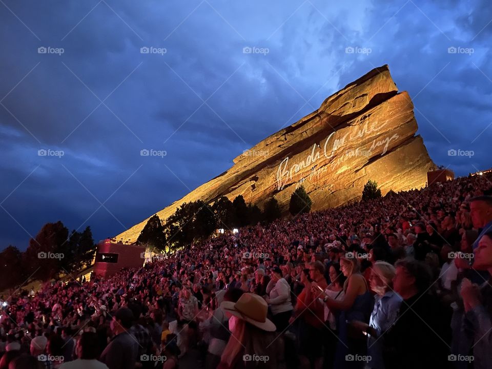 Evening at Red Rocks