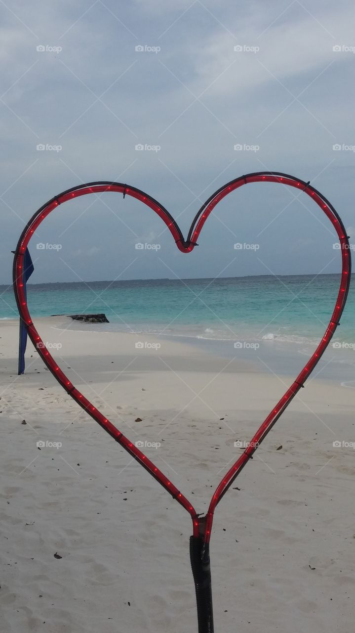 maldivian heart. holiday