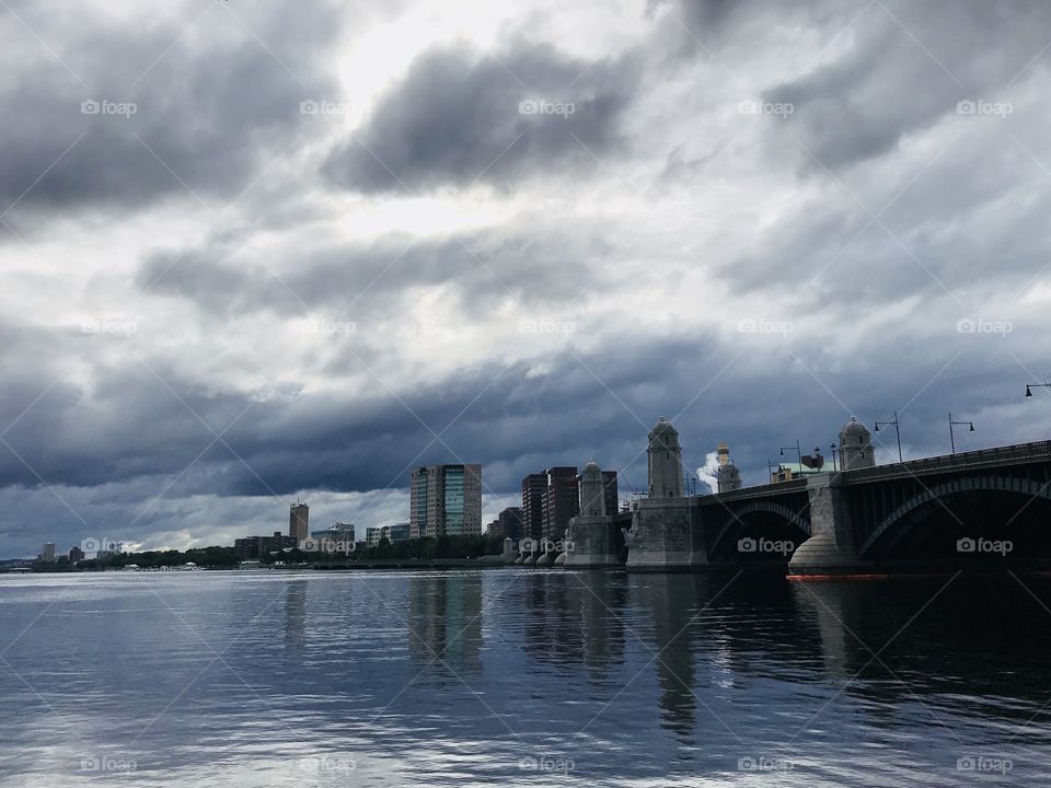 Cloudy day on the Charles river