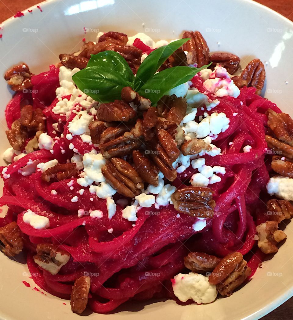 Beet Fettuccine 