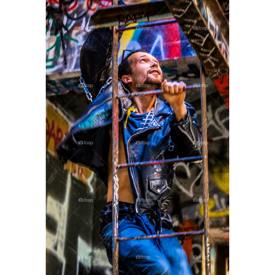 Going up. Murphys ranch in samara Monica hills 