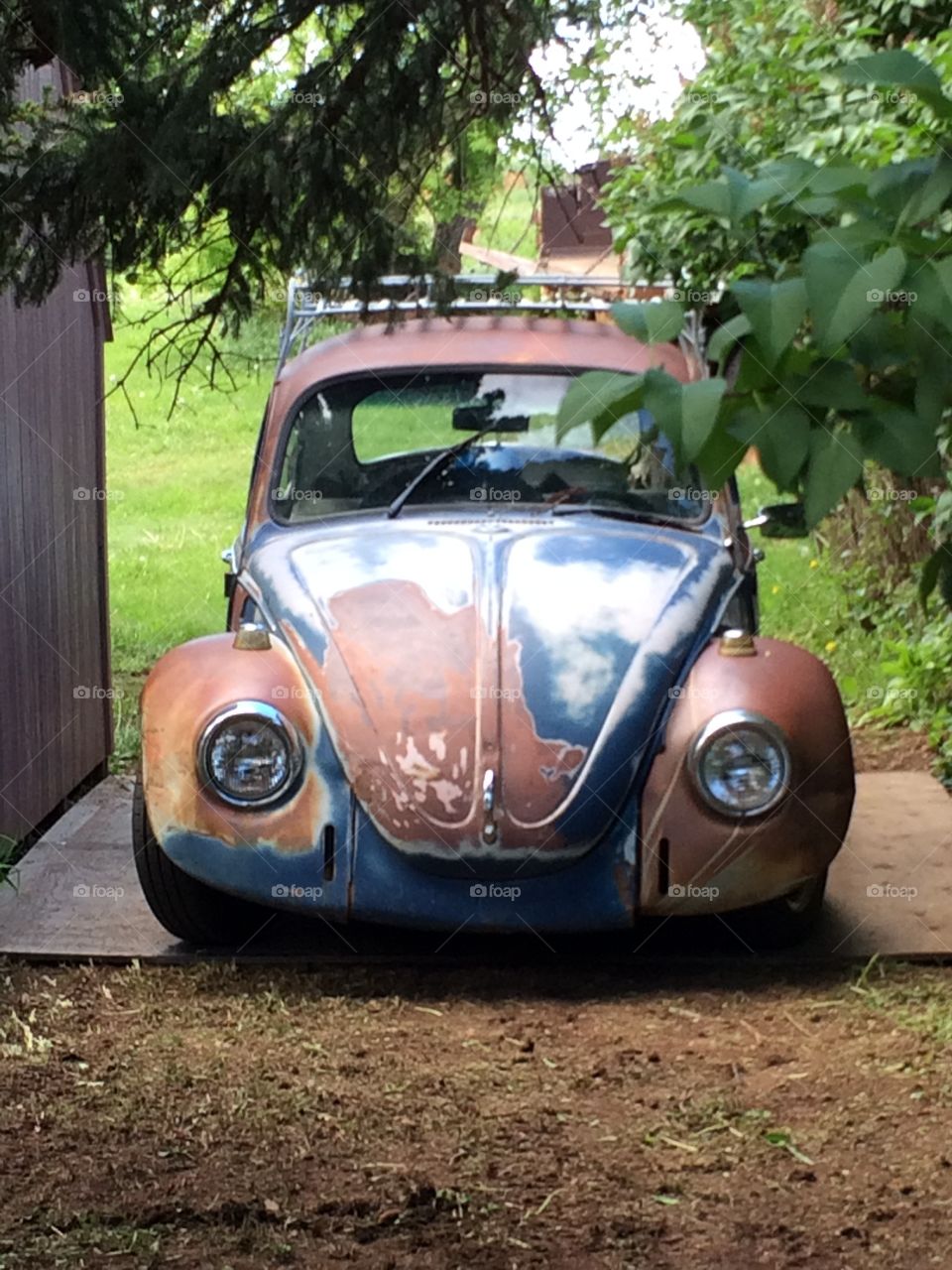 Patina Vintage vw beetle 