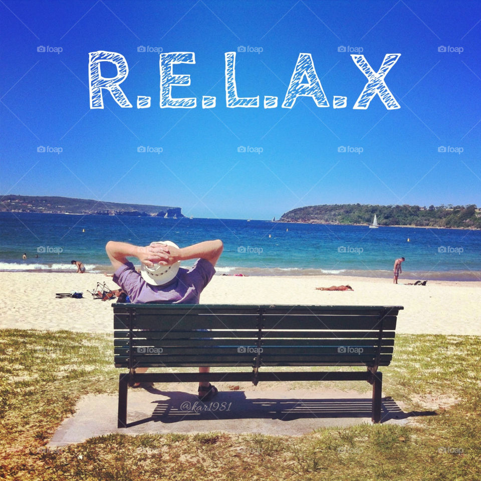 Relax. Local beach capture