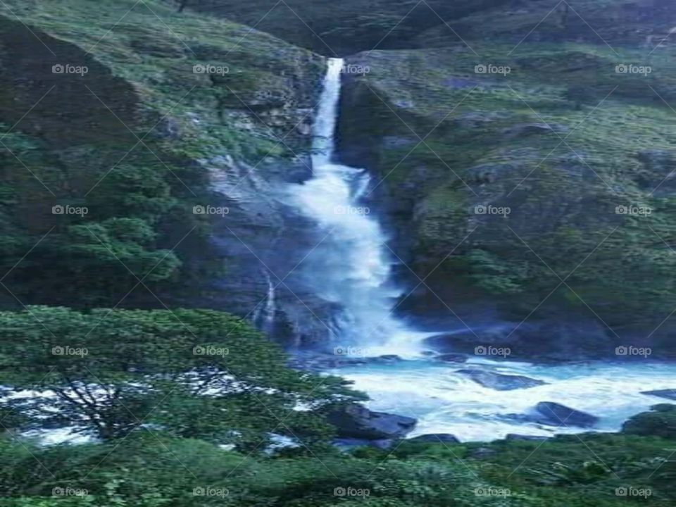beautiful of waterfall