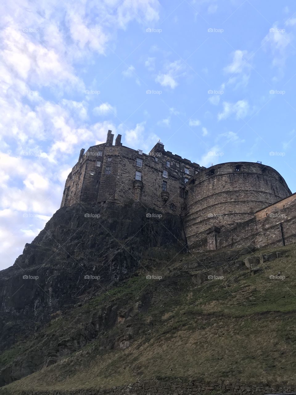 The castle in Scotland 