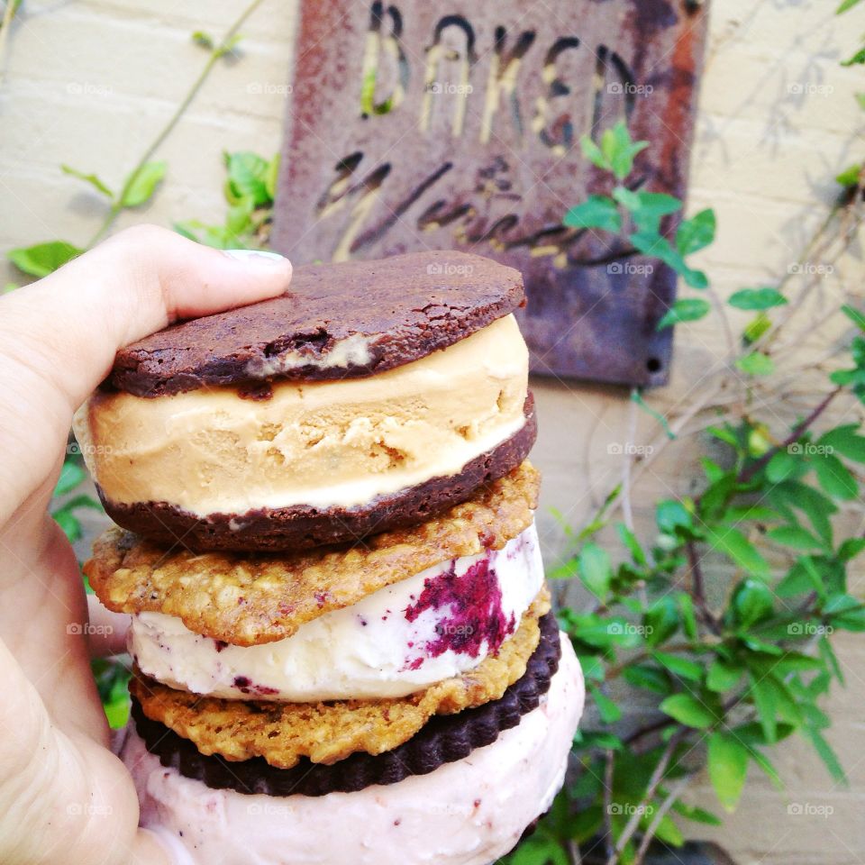 Ice Cream Sandwiches. Baked and Wired in Washington, DC - the perfect way to cool down during the summer