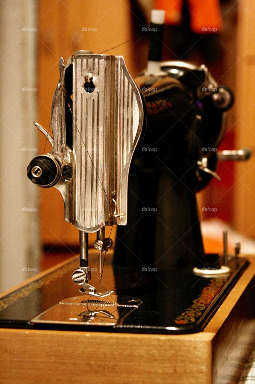 Old fashioned Sewing machine 