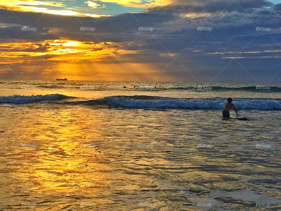 Sunset, Water, Dawn, Beach, Sun