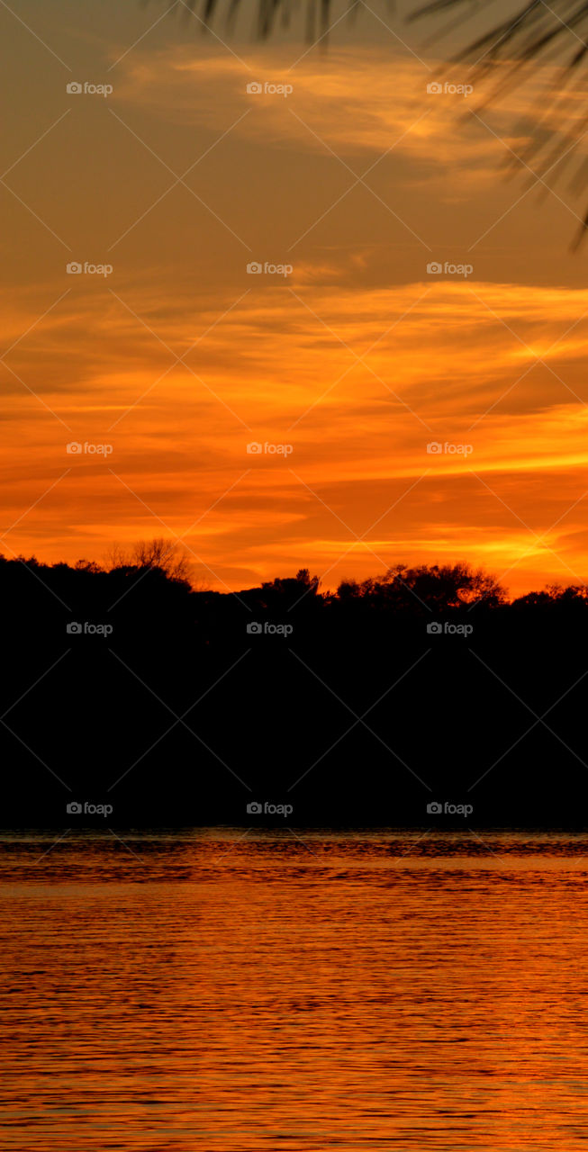Tangerine sunset over the Bayou!