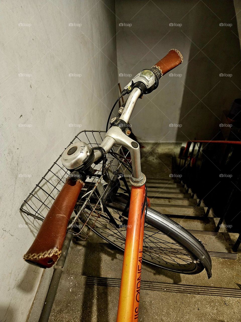 bicycle basement stairs