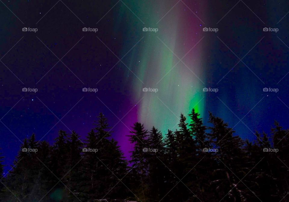 Long exp Aurora Borealis 