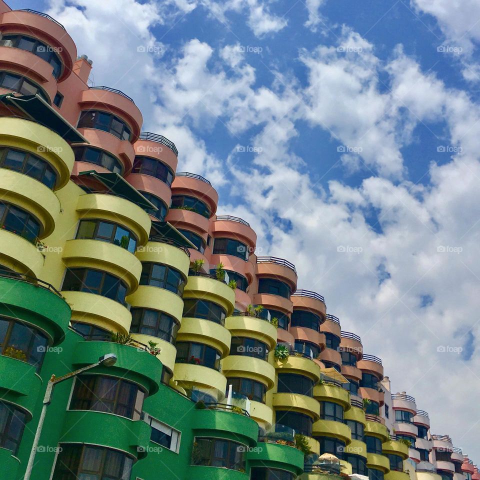 Colorful architecture 