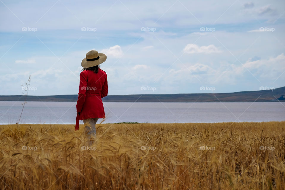 Woman in a field