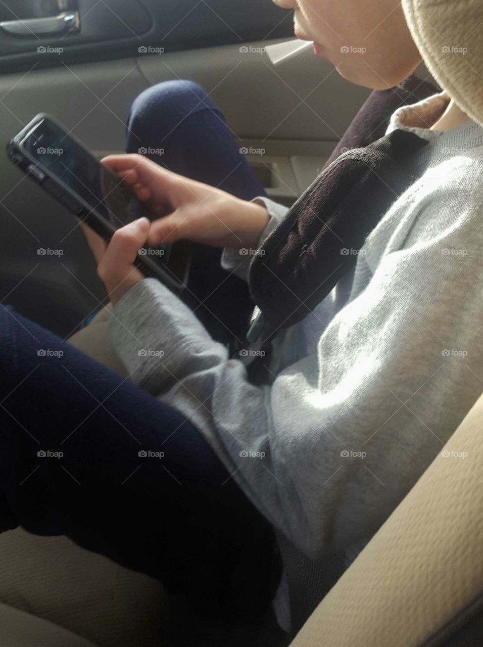 Child Using Smart Phone