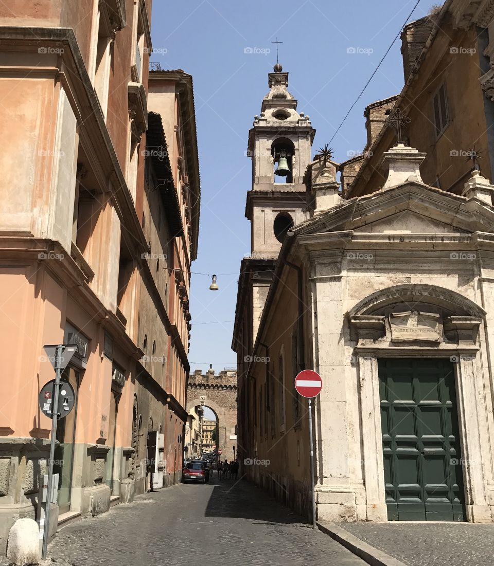 The streets of Rome 