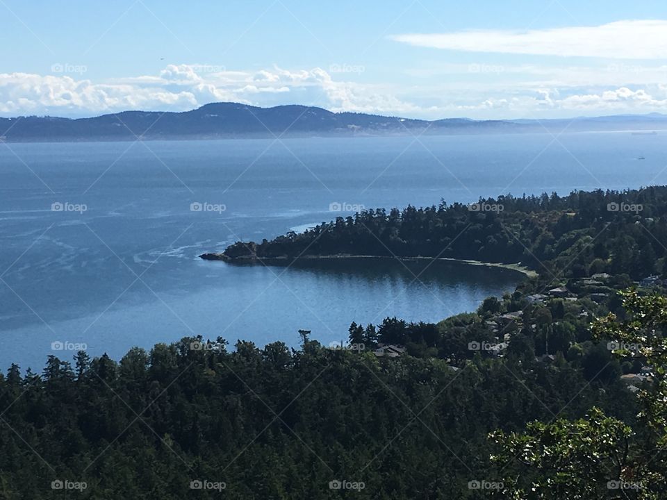 View from top of Mt. Douglas