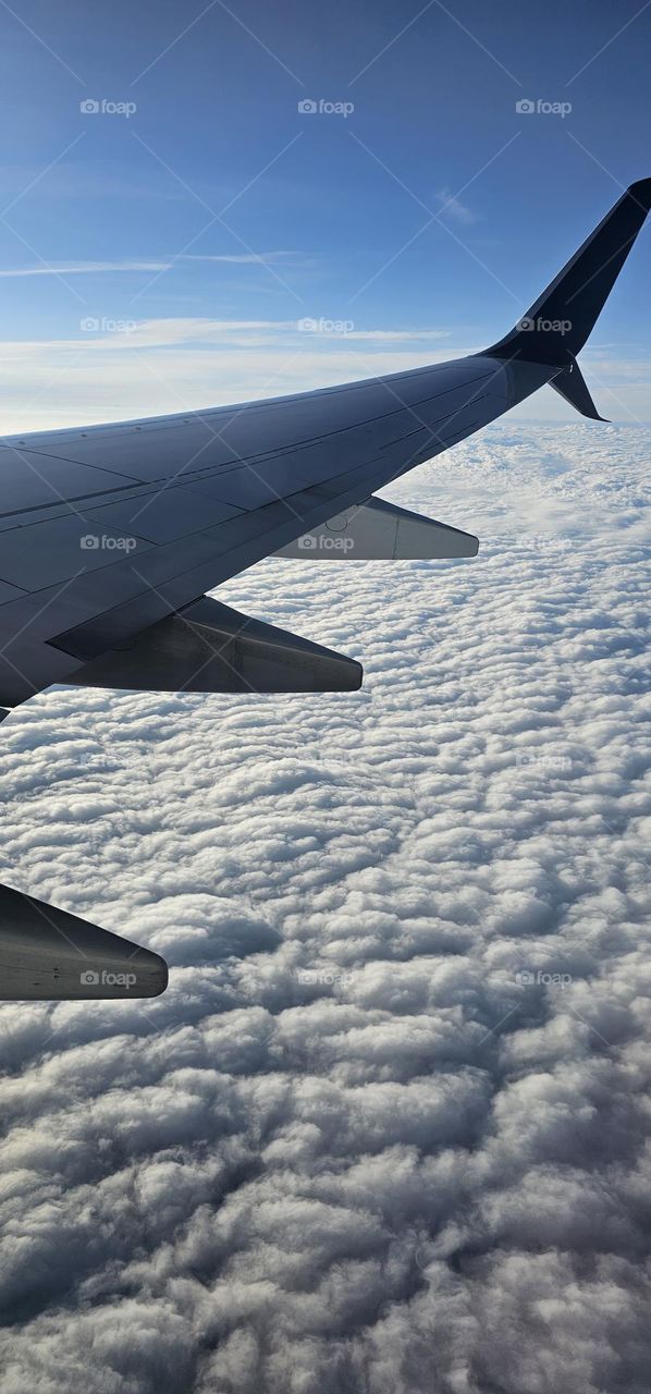 airplane clouds