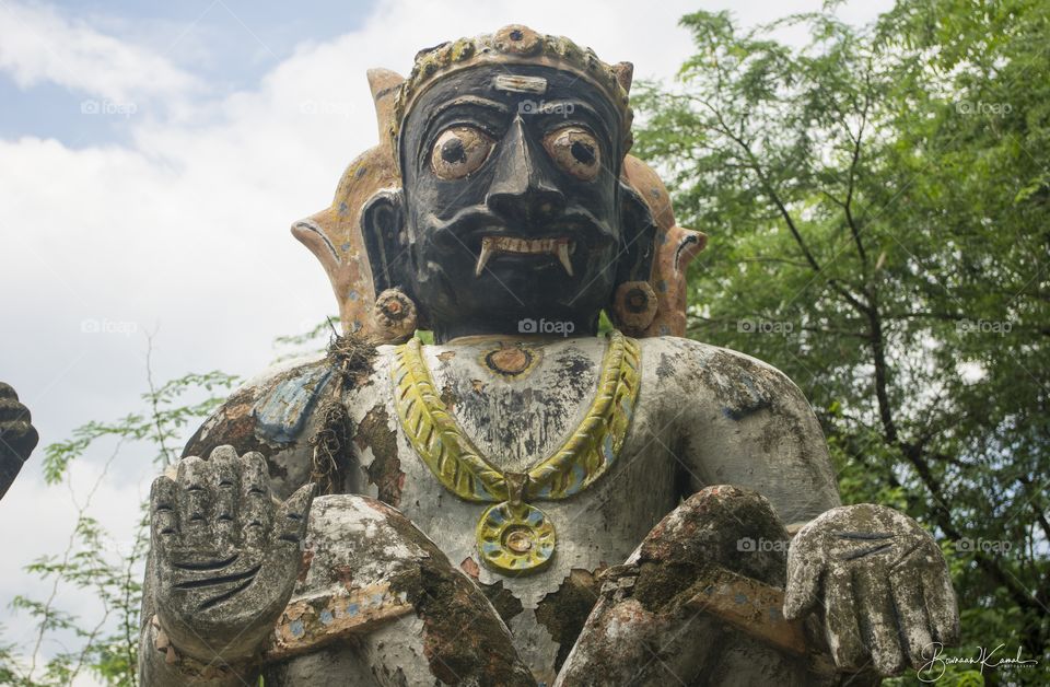 Muneeshwaran the village god and guard of India