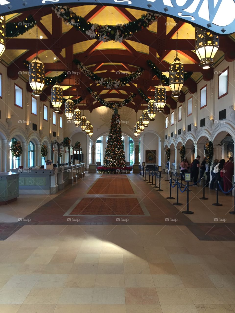 Coronado Springs Lobby Christmas Decorations 