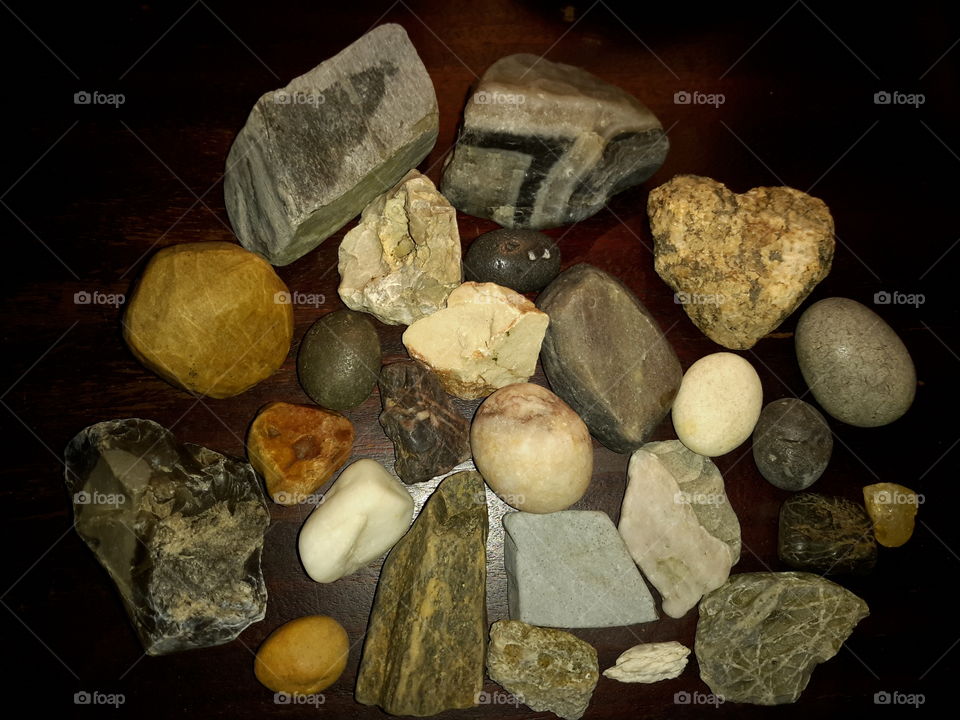 My collection of stones