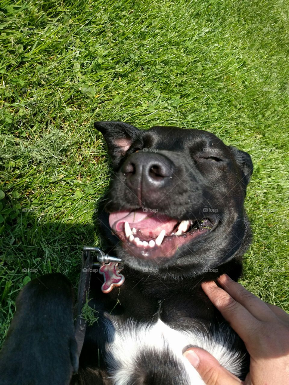 Smiling like Marilyn Monroe