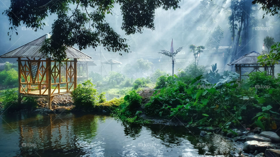 wisata mata air senjoyo jateng Indonesia ini sangat menarik dan indah